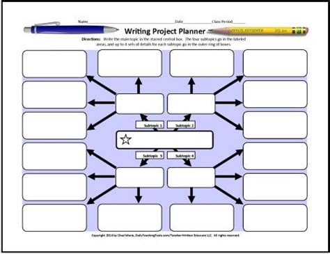 More Free Graphic Organizers For Teaching Writing Free Graphic
