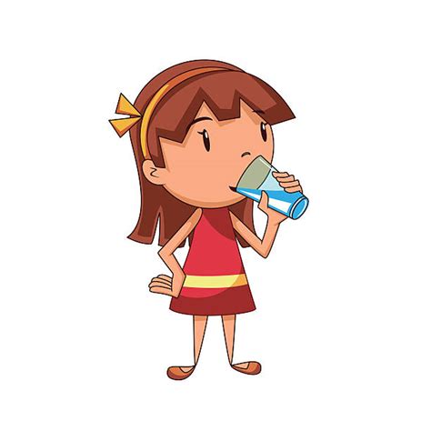 Kids Drinking Water Clipart Free Download Vector Psd And Stock Image