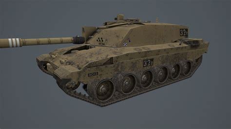 3d Model Challenger 2 Vr Ar Low Poly Cgtrader
