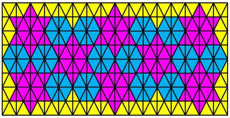 Tessellations Hexagon Square Triangle Rhombus Trapezoid Star Patterns