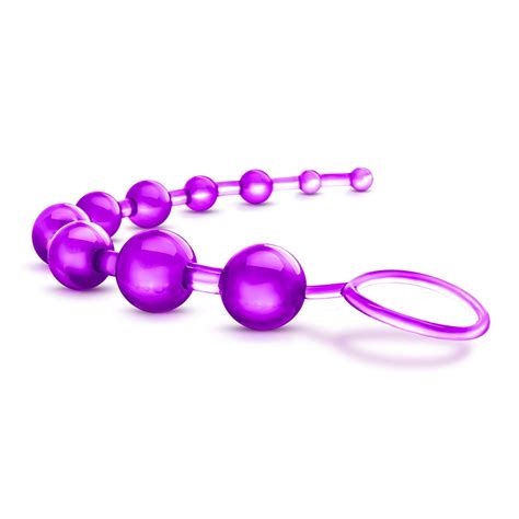 Korále Anální Blush B Yours Basic Beads Purple Anální Pomůcky Flagranti