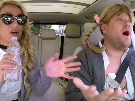 Watch Britney Spears Finally Appears On James Cordens Carpool Karaoke Sings Her Hits And
