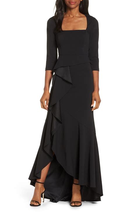 Adrianna Papell Cascade Ruffle Evening Dress Nordstrom