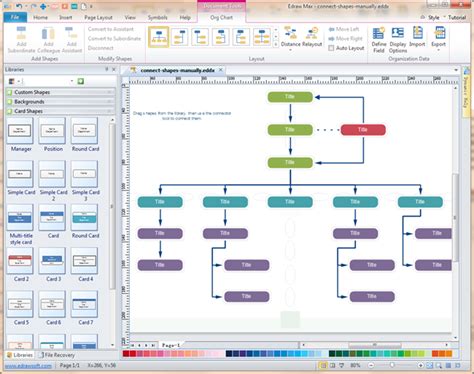 Using this software, it's possible to work together with colleagues remotely. Easy Functional Hierarchy Diagram Maker