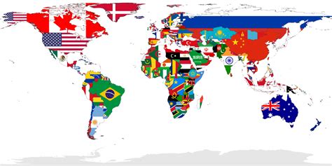 And that's not including other flags such as sports, political, etc. File:Flag-map of the world.svg - Wikimedia Commons