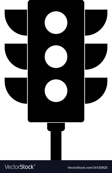 Icon Traffic Light Royalty Free Vector Image Vectorstock