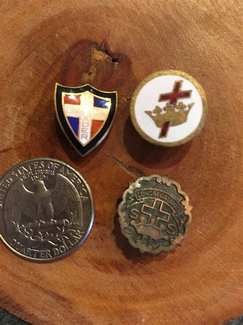 Knights Templar Set Of 3 Items Vintage Etsy