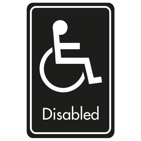 Large Disabled Door Sign