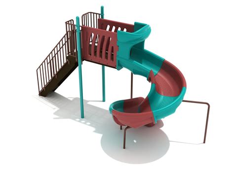 6 Foot Sectional Spiral Slide Commercial Playground Equipment Pro