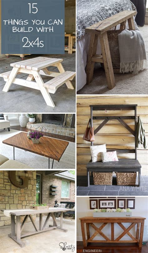15 Things You Can Build With 2x4s Save Money On Your Next Furniture