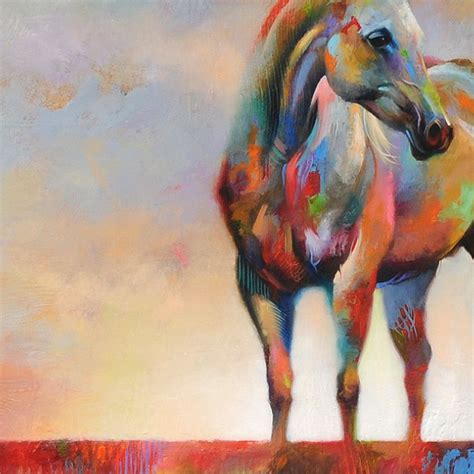 The Crossing • Abstract Horse Art Giclée Print • Free Shipping — Art2d