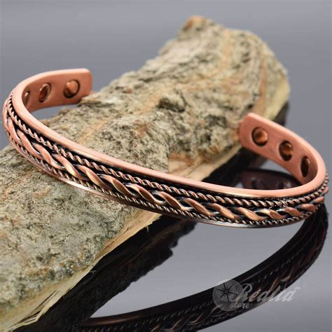 Ladies Pure Copper Magnetic Bracelet For Arthritis Therapy Health
