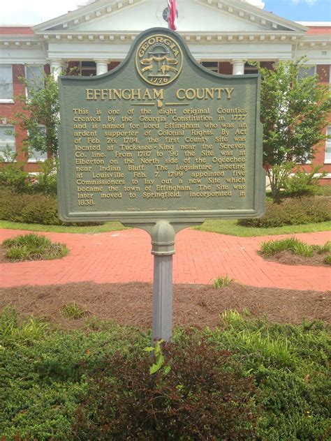 Effingham County Georgia Historical Society
