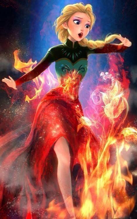 What If Elsa Had Fire Powers I Can Imagine Her Singing The Girl Is On