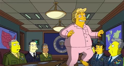 Simpsons Takes On Trump In A Tale Of Two Trumps Short Time