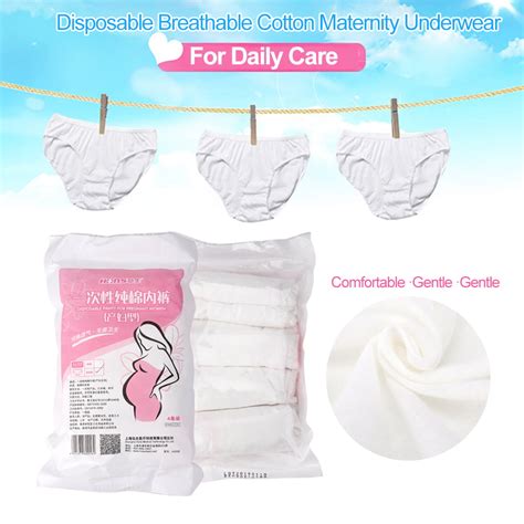 otviap otviap disposable maternity underwear 4 pcs disposable breathable cotton maternity