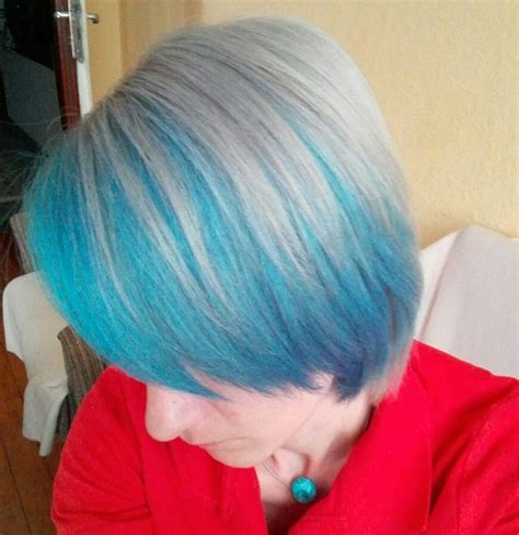 My Blue Grey Hair Hair Color Crazy Blue Grey Hair Long Hair Styles