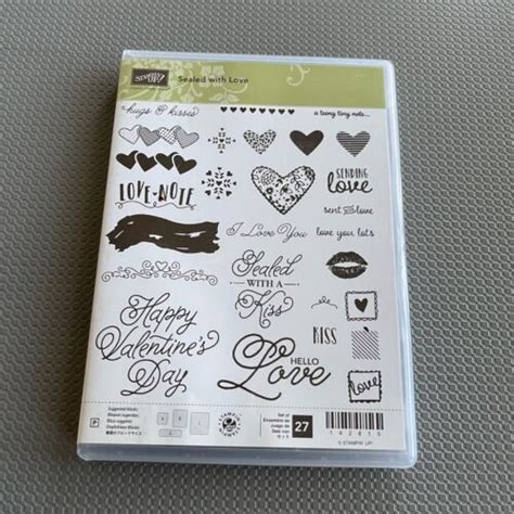 Stampin Up Sealed With Love Stamp Set And Love Notes Dies Valentines