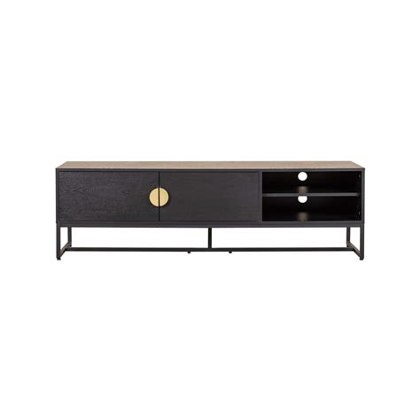 Homestar Odin Lowline Tv Stand Entertainment Unit 150cm Black