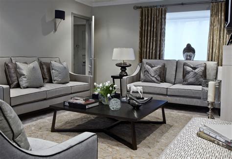 24 Gray Sofa Living Room Furniture Designs Ideas Plans