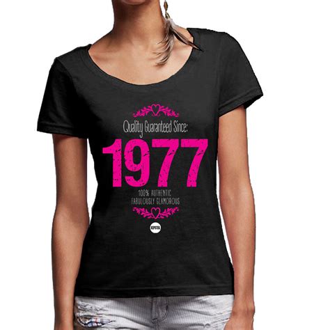 Womens 40th Birthday T Shirt Est 1976 Kepster Ladies Fortieth 40 Years