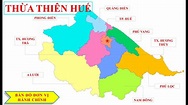 Bản đồ hành chính tỉnh Thừa Thiên Huế khổ lớn năm 2023 - TH Điện Biên Đông