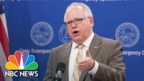 Live Minnesota Governor Holds Briefing On George Floyd Unrest Nbc