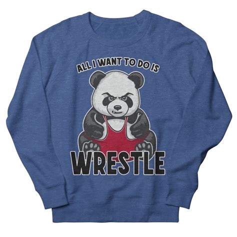 Wrestling Panda All I Want To Do Is Cute Bear Wrestler Cute Bears