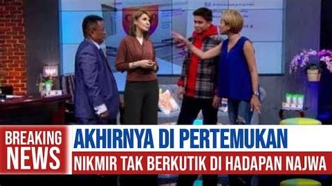 Cek Fakta Dipertemukan Di Acara Tv Najwa Shihab Bikin Nikita Mirzani Tak Berkutik Hingga Mengamuk