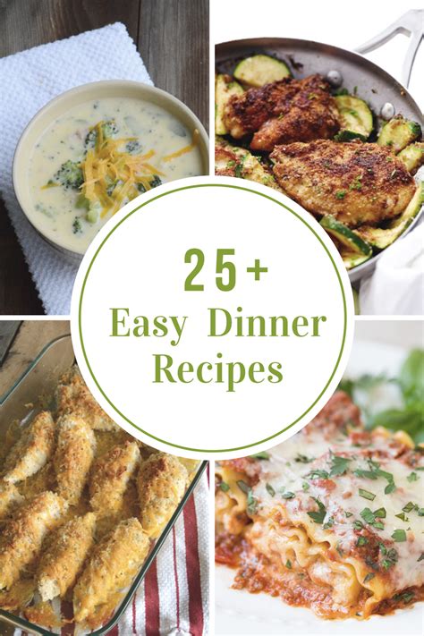 Easy Weeknight Dinner Recipes The Idea Room