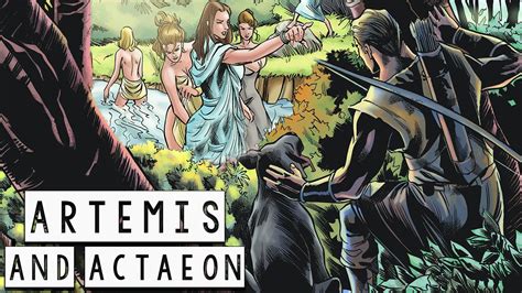 Artemis And Actaeon The Cursed Hunter Greek Mythology In Ccomics