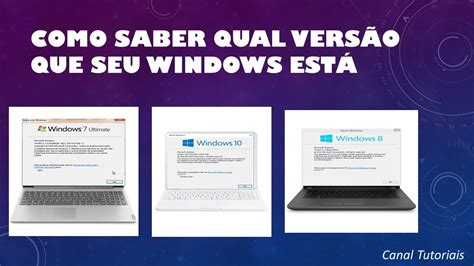 Como Ver A Sua Versão Do Windows How To See Your Windows Version