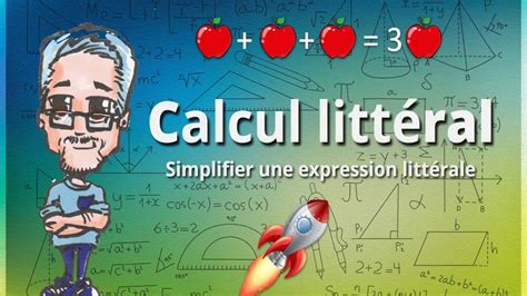 Simplifier Une Expression Litterale Calcul Littéral 5e4e En 2020