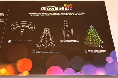 Starter 80 Animated Christmas Tree Glowballs Light Show By Geek My Tree