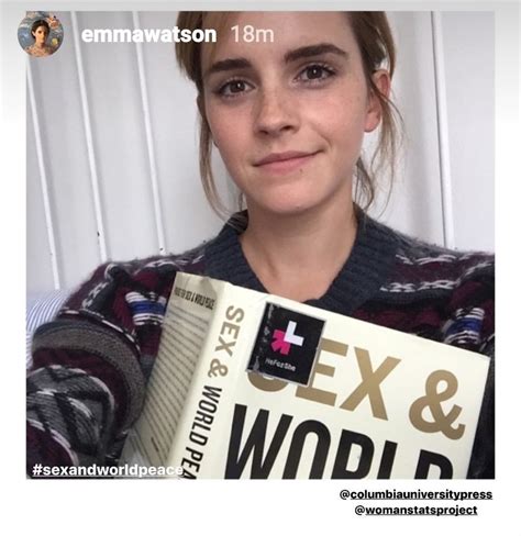 Emma Watson Chooses Sex And World Peace As Her Book Selection For International Women’s Day