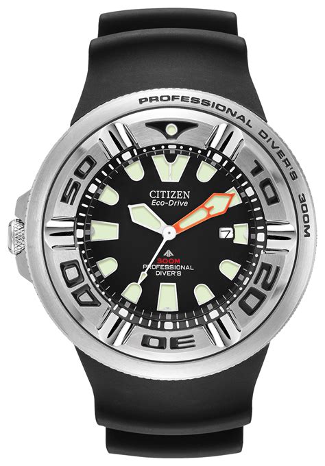 Promaster Diver Mens Eco Drive Bj8050 08e Steel Diver Watch Citizen