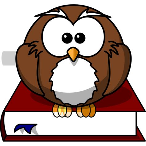 Wise Owl On Books Png Svg Clip Art For Web Download Clip Art Png