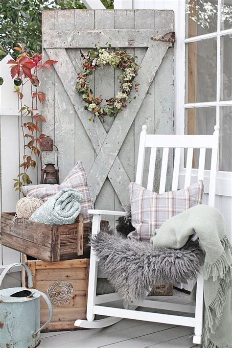 Decorating ideas for outdoor spaces. Fall Front Porch Decorating Ideas (On a Budget!) • The ...