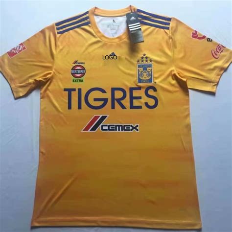 Men Fan Version Tigres Uanl Home Soccer Football Jersey Shirt