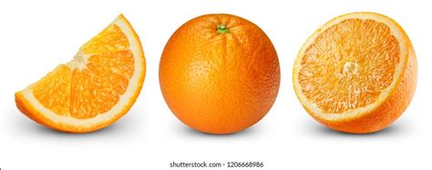 Orange Fruit Leaf Isolated On White Stock Photo Edit Now 534298402