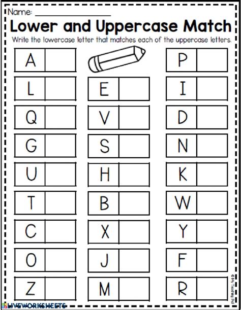 Our abc worksheets complete the online activities presented on this website. Alphabet Worksheets Matching | AlphabetWorksheetsFree.com