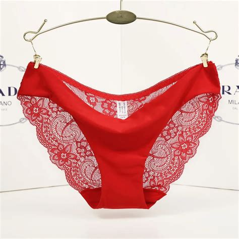 S 2xl Hot Sale Womens Sexy Lace Panties Seamless Cotton Breathable