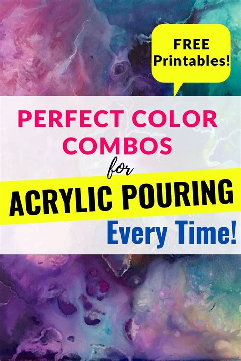 How To Choose The Perfect Color Combos For Acrylic Pouring Every Time