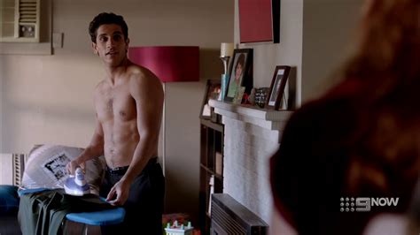 AusCAPS Firass Dirani Gary Sweet And Rhys Muldoon Shirtless In House