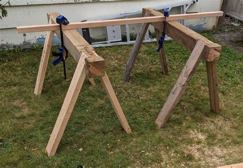 How To Make Simple Stackable Sawhorses Turn Scrap Wood Into Sturdy