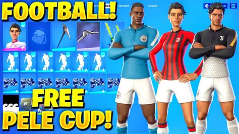 All Free Football Skins V2 Showcase PelÉ Cup Youtube