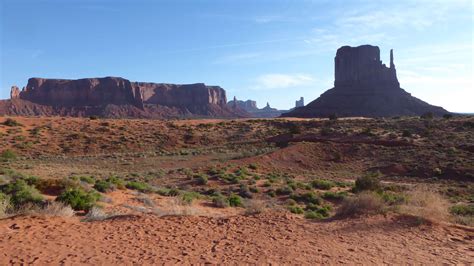 Arizona Clouds Desert Landmark Landscape Monument