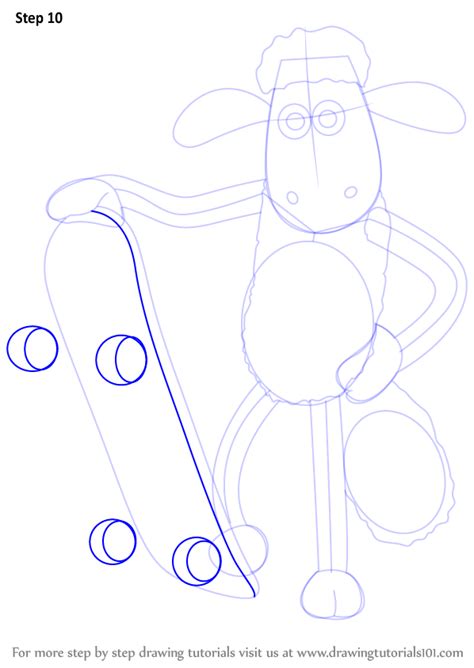 Step By Step How To Draw Shaun From Shaun The Sheep