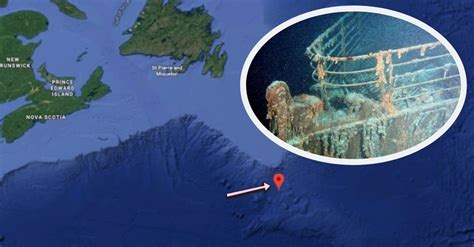 Locator Map Shows Shipwreck Where Titanic Oceangate Submarine Went Missing Hot Sex Picture