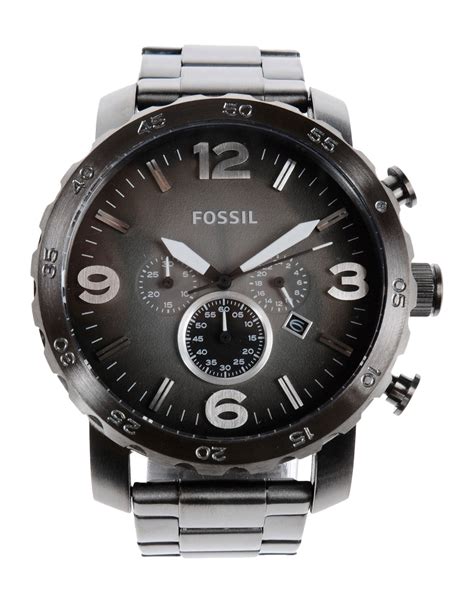 Fossil Wrist Watch In Black For Men Lyst